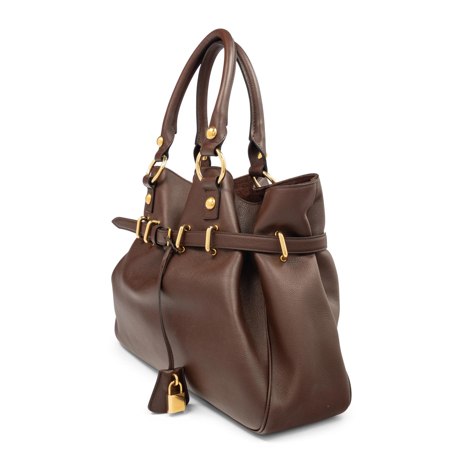CELINE, BROWN ANITA BAG