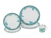 A Group of Versace Arabesque Porcelain Dinnerware