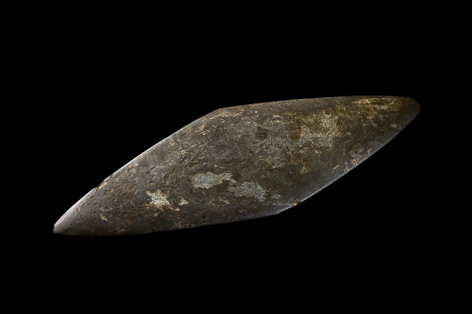 An Egyptian Schist Lozenge-Shaped Palette