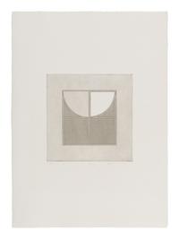 A Set of 6 Prints from Arcs Within a Square , 1971