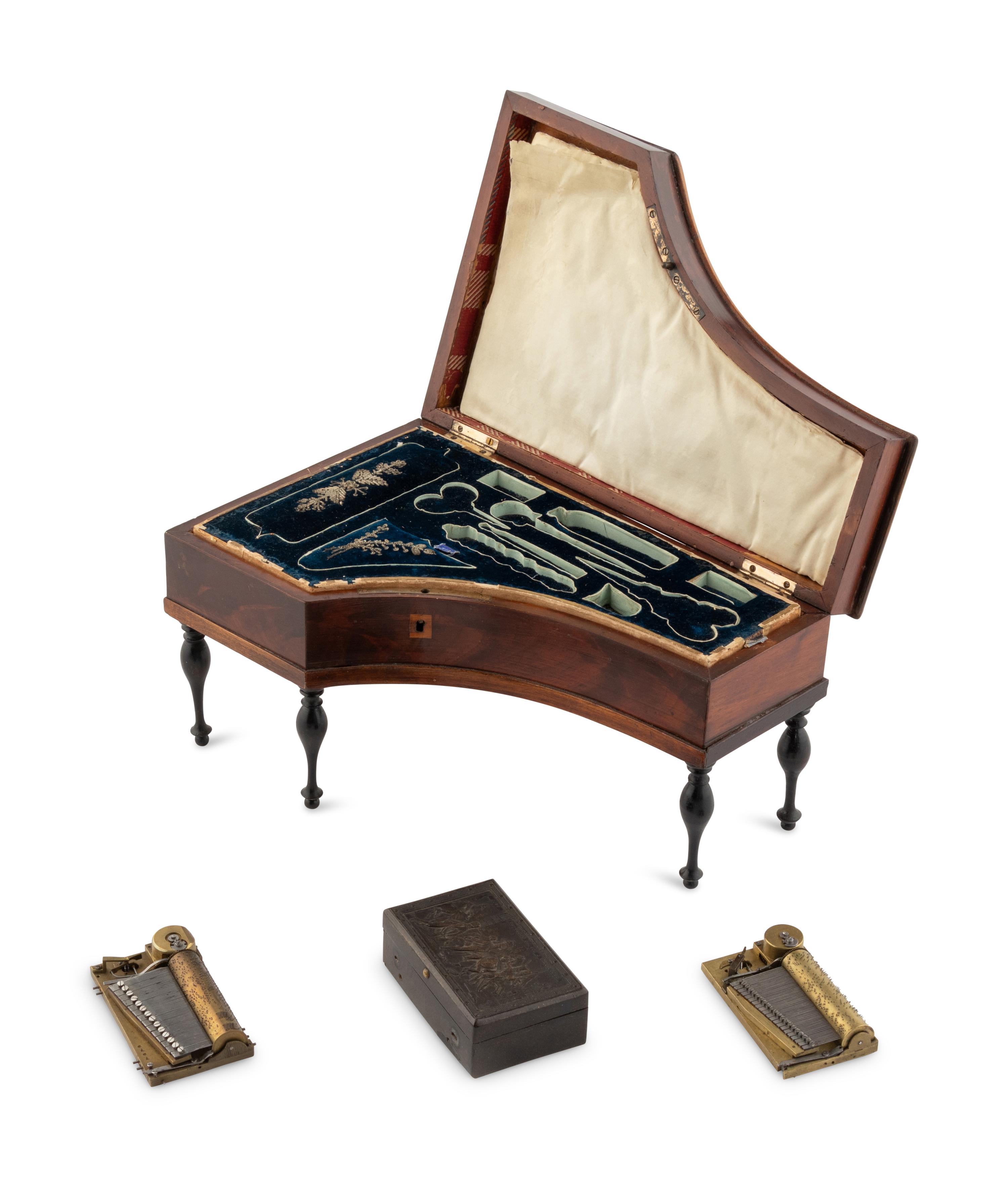 A Piano Form Musical Sewing Nécessaire