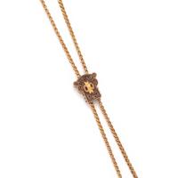 ANTIQUE, YELLOW GOLD WATCH CHAIN