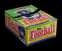 An Unopened Wax Box of 1987 Topps Football Cards