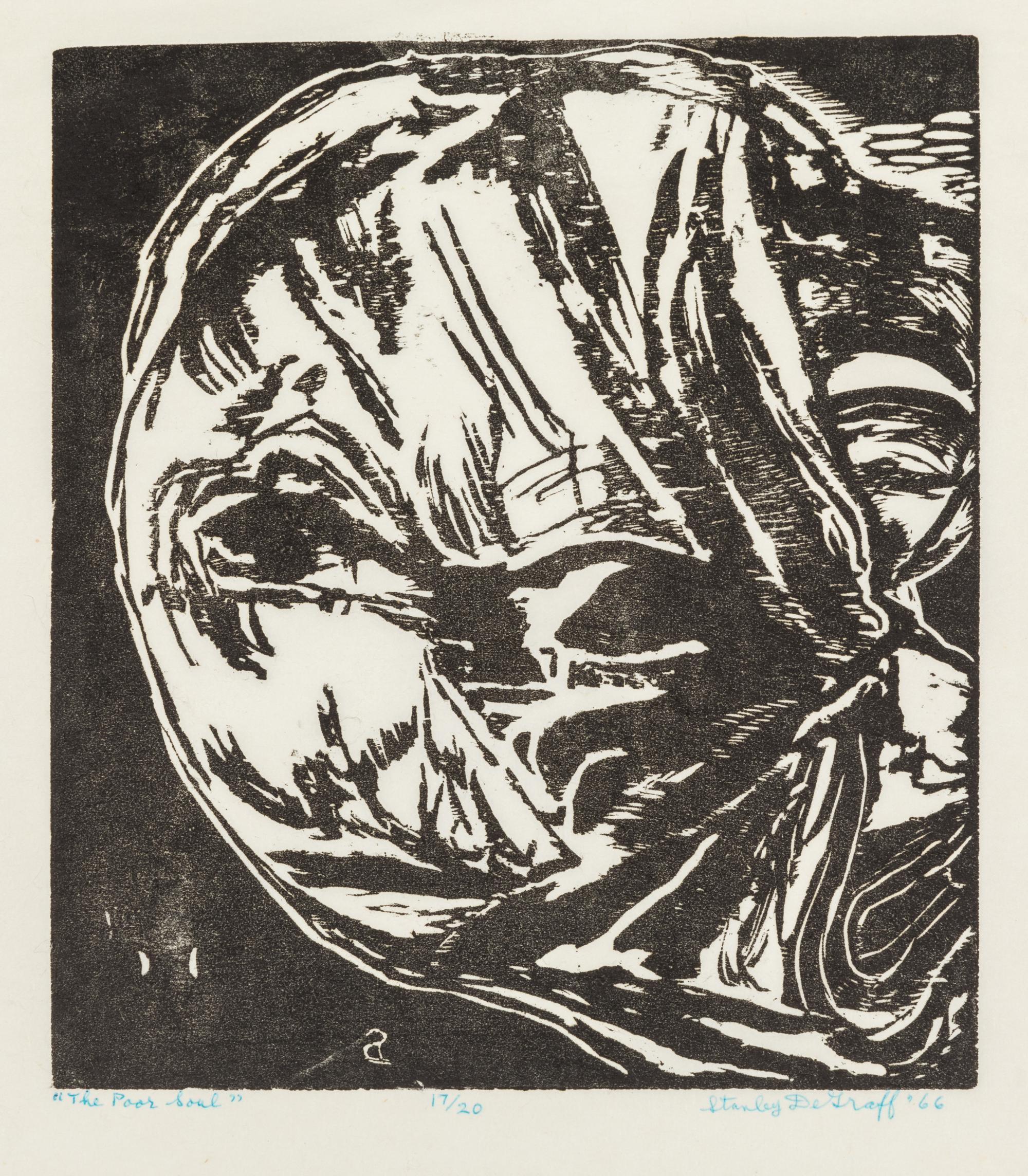 Stanley De Graff, (American, 1892-1973), A group of 3 works: Cheetah, The Poor Soul, and Alone on Christmas Eve