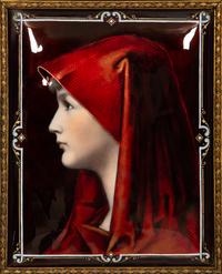 A Limoges Enameled Copper Plaque After Jean-Jacques Henner