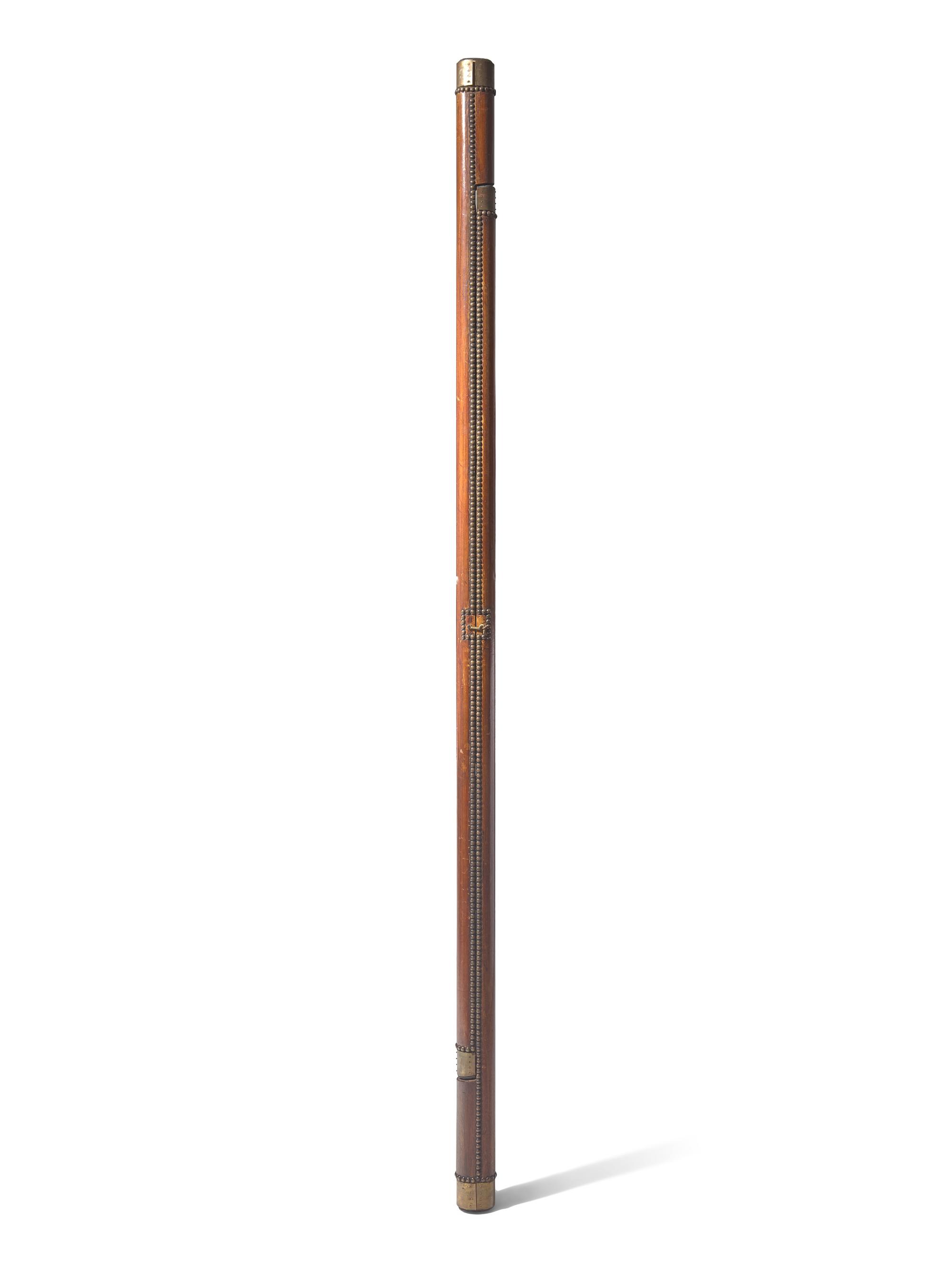 A Regency Style Folding Library Ladder