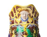 A Group of Three Wedgwood Majolica Table Wares