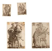 Wedding Dancers (four plates, various sizes)