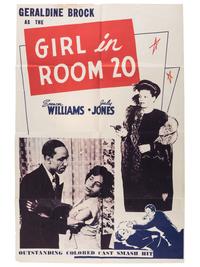 [FILM]. A group of 2 posters promoting race films, incl. Murder Rap and The Girl in Room 20 . Ca 1940s.