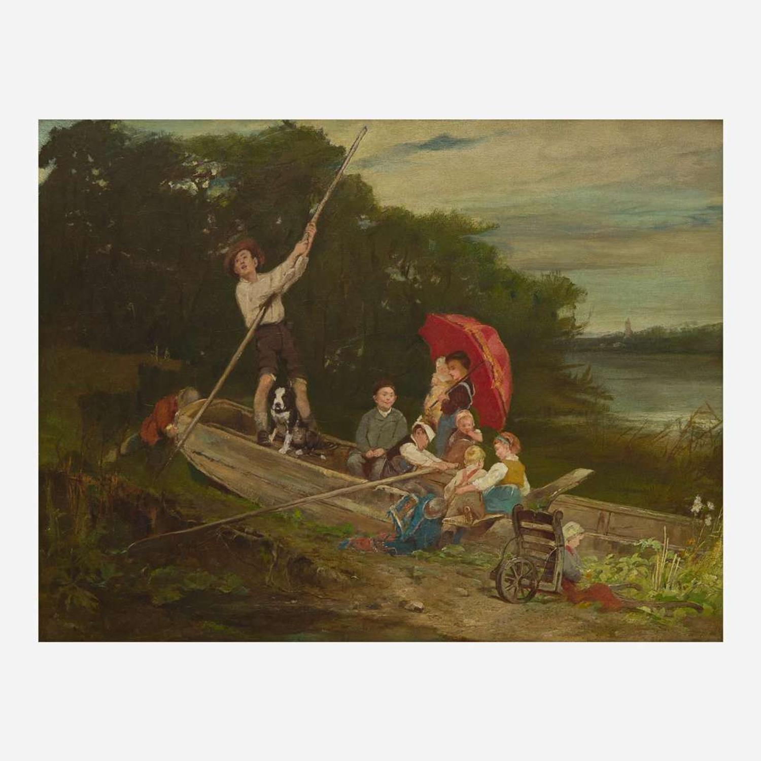 Walter Shirlaw (American, 1838-1909) The Picnic