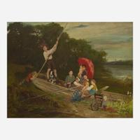 Walter Shirlaw (American, 1838-1909) The Picnic