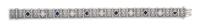 A Platinum, 14 Karat White Gold, Diamond and Synthetic Sapphire Bracelet, 10.50 dwts.