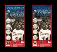 A Group of Hank Aaron 715 Home Run Anniversary Commemorative Items,