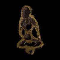 An Unusual Embellished Gilt Bronze Figure, Possibly Depicting a Vajravetali