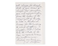Carroll, Lewis (Charles Lutwidge Dodgson). Autograph Letter, signed