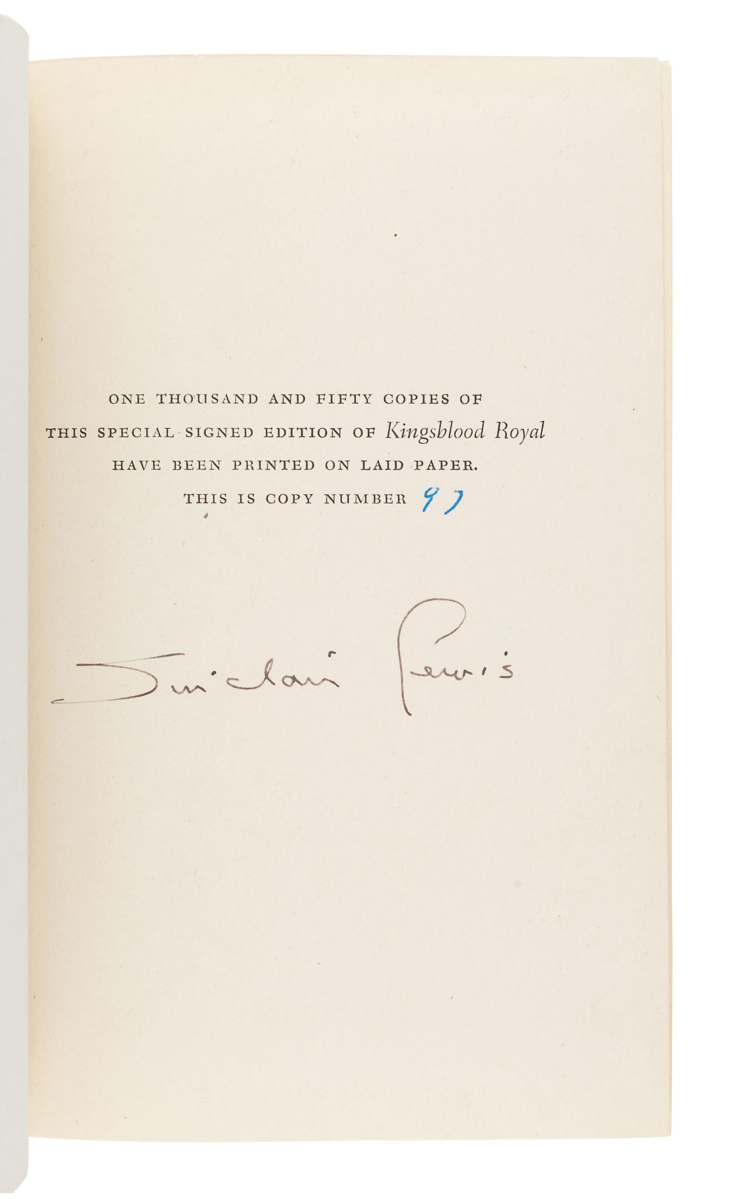 LEWIS, Sinclair (1885-1951). Elmer Gantry. New York: Harcourt, Brace and Company, 1927.