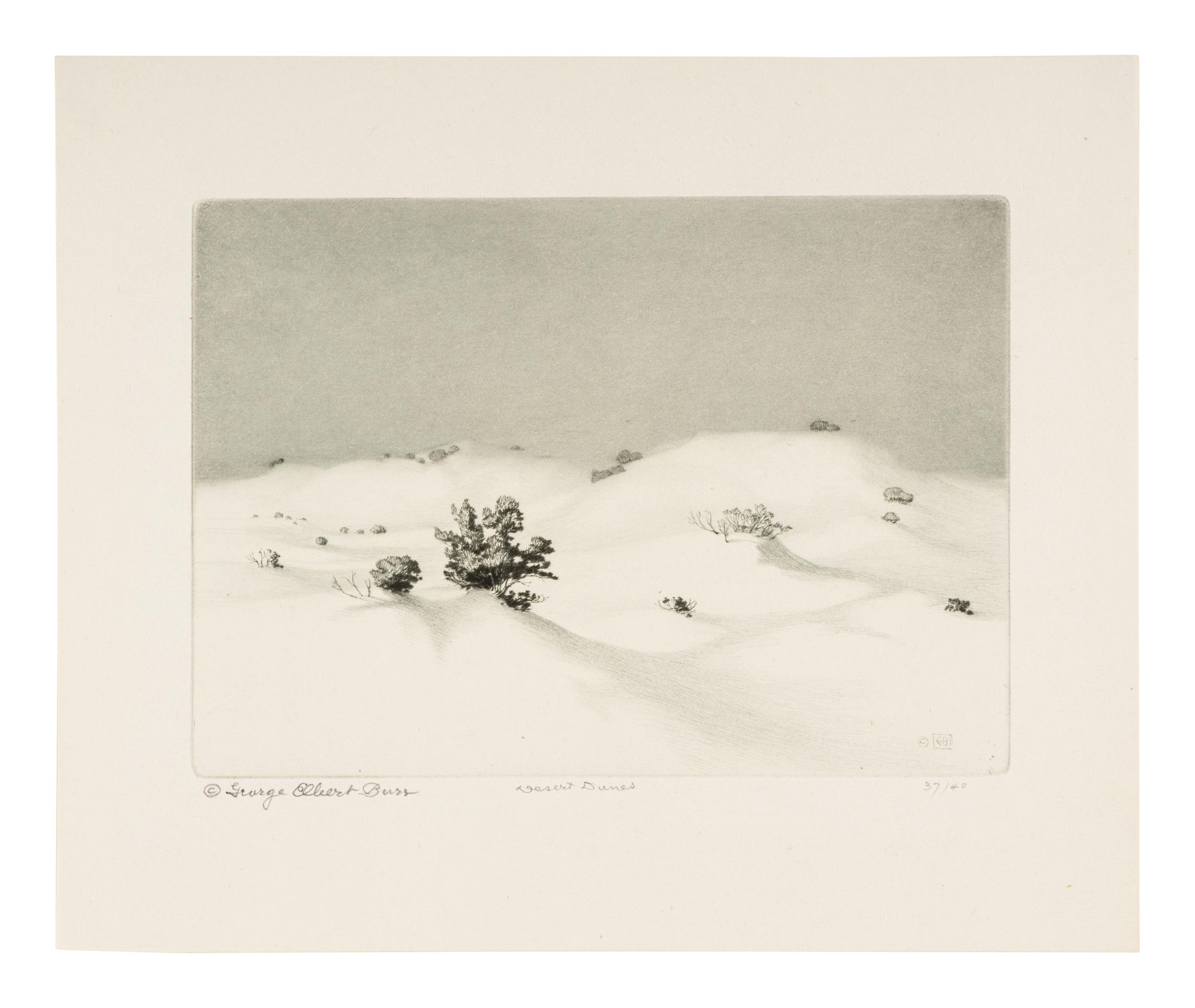 Three Works: Whirlwinds, Mojave Desert, Calif-, Desert Dunes and Drifting Sand - Amboy, Calif-