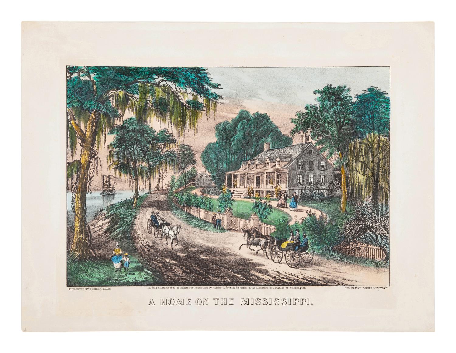 CURRIER and IVES, publishers A group of 7 small-format lithographs, comprising: