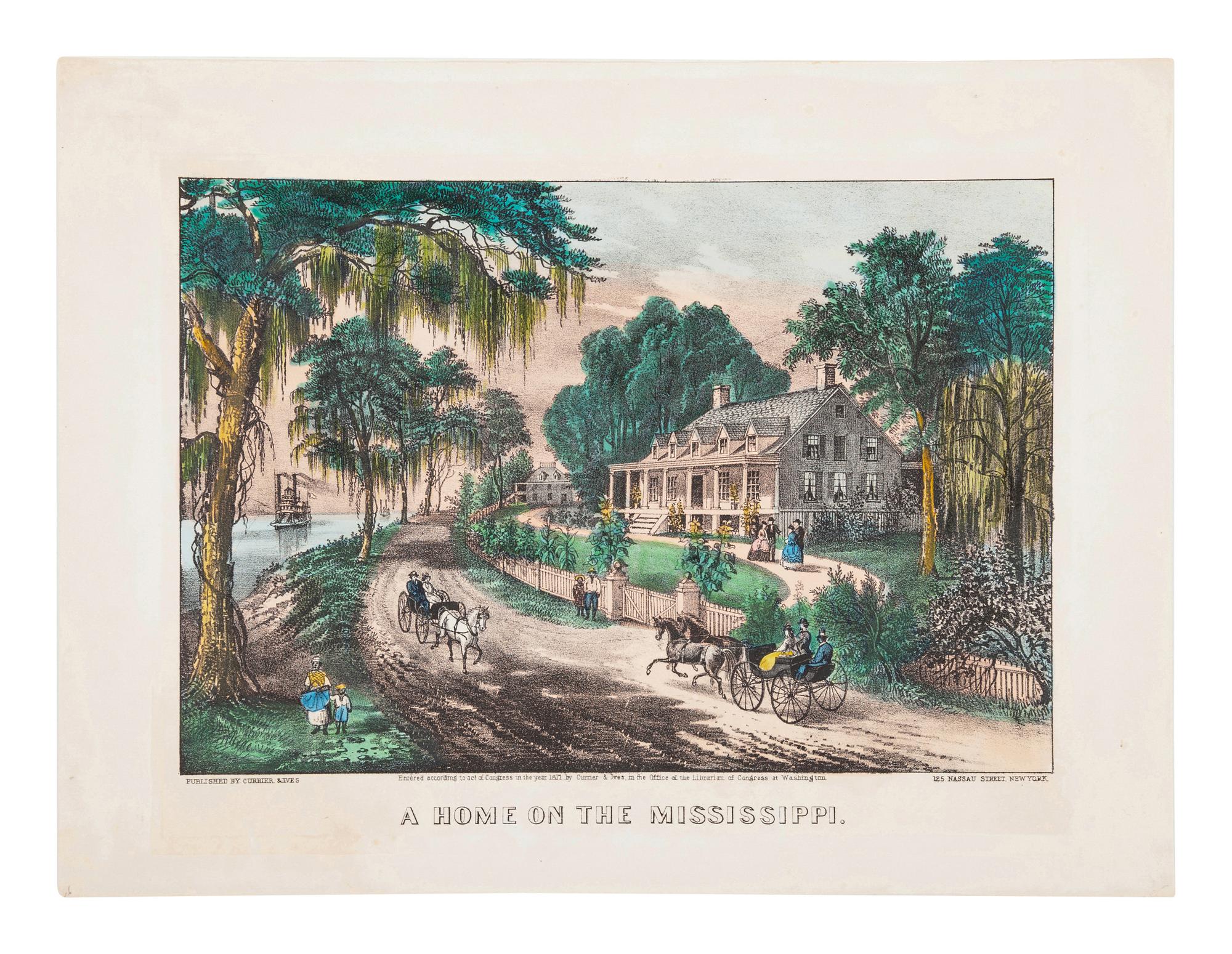 CURRIER and IVES, publishers A group of 7 small-format lithographs, comprising: