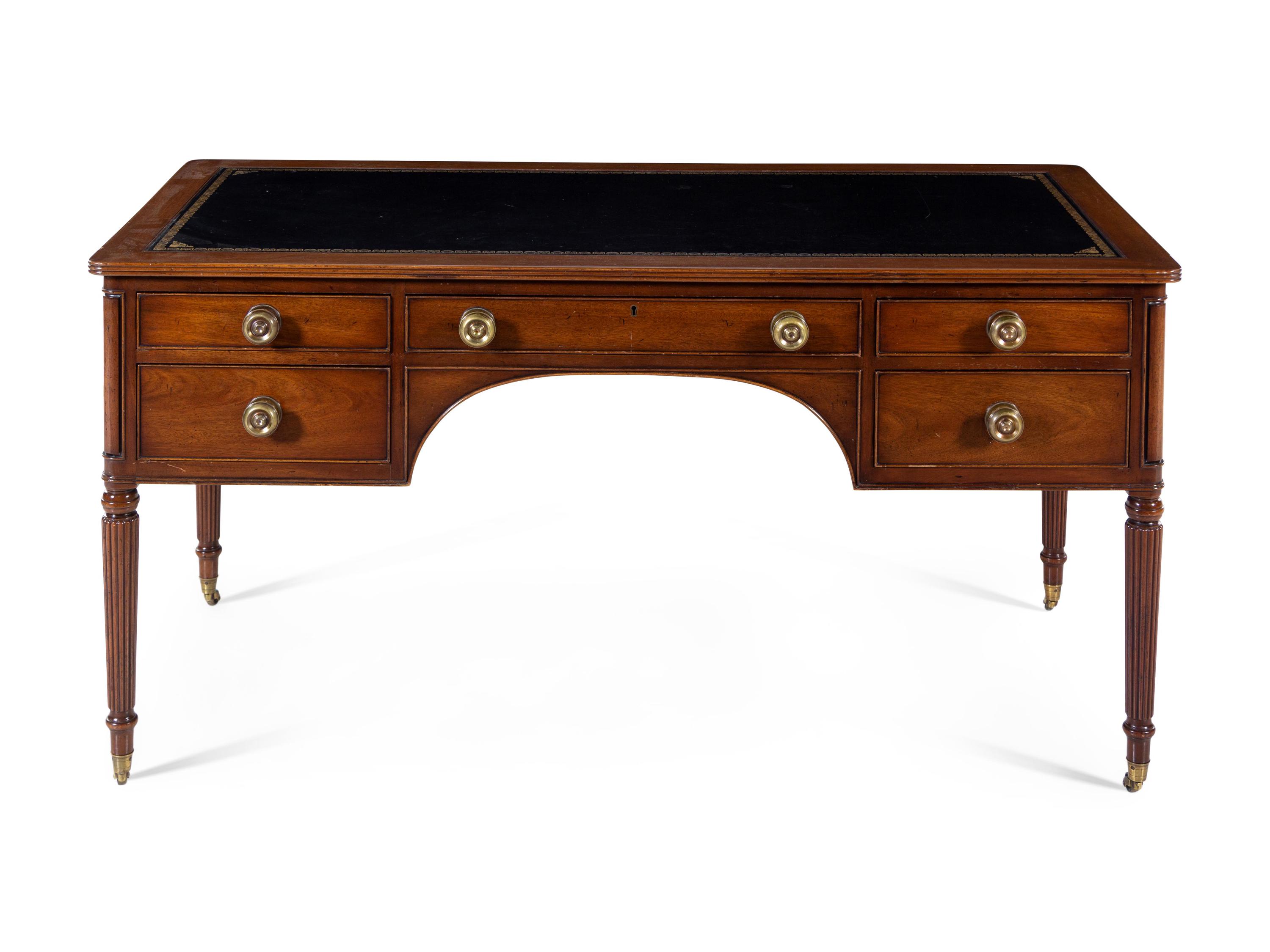A Regency Style Mahogany Writing Desk — KITTINGER