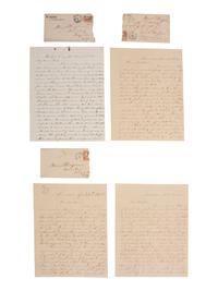 [CIVIL WAR]. War-date letters of Sidney Humphrey Hayden (1813-1890) and Albert "Bert" Hayden (1844-1918), an employee of the United States Military Railroad office in Alexandria, Virginia.