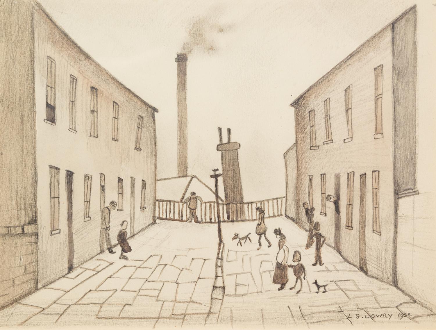 Laurence Stephen Lowry, (British, 1887-1976), Untitled, 1956