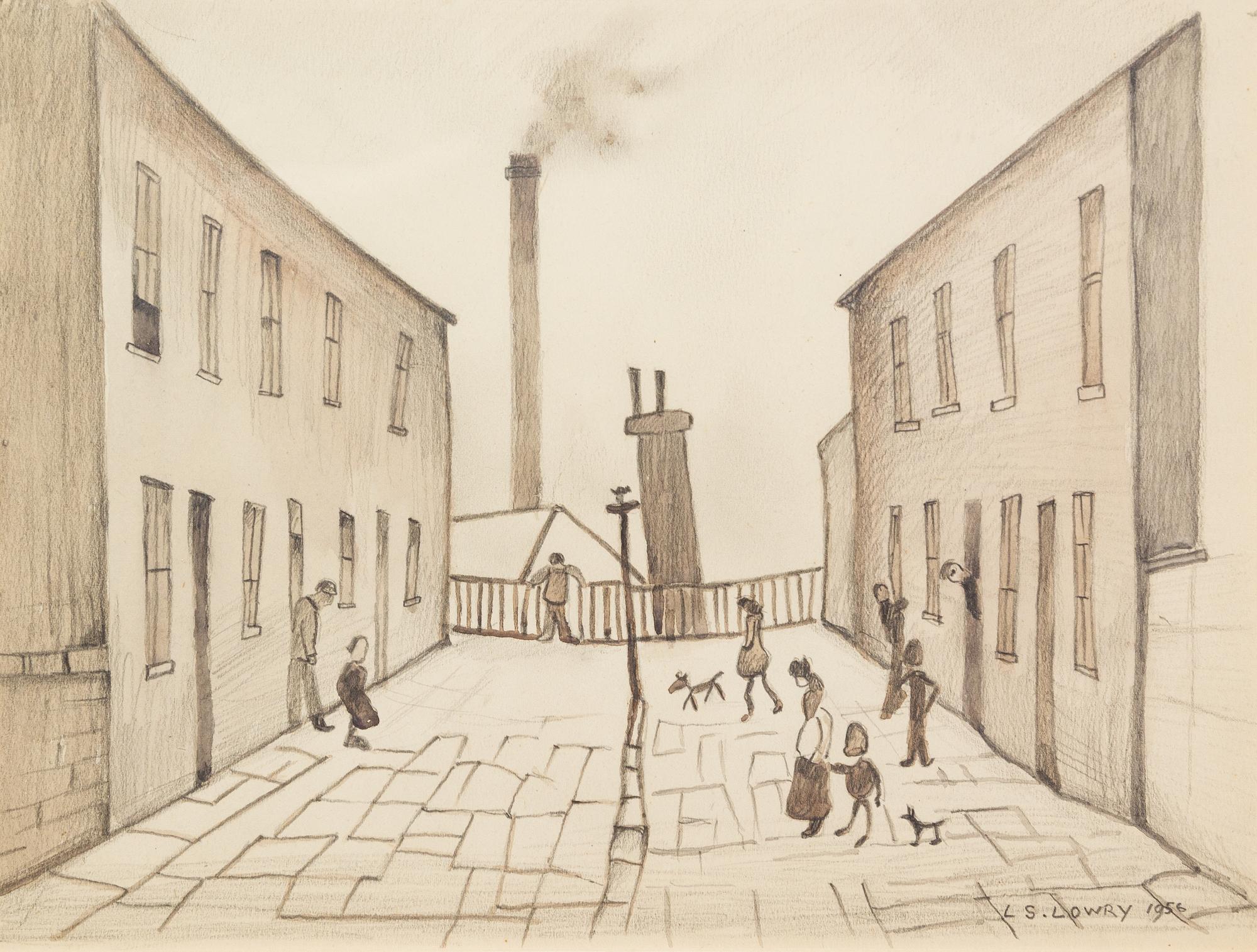 Laurence Stephen Lowry, (British, 1887-1976), Untitled, 1956