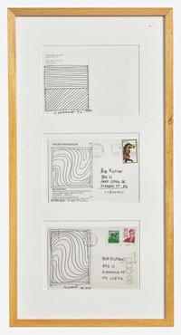 Sol LeWitt (American, 1928-2007) - Three Postcards