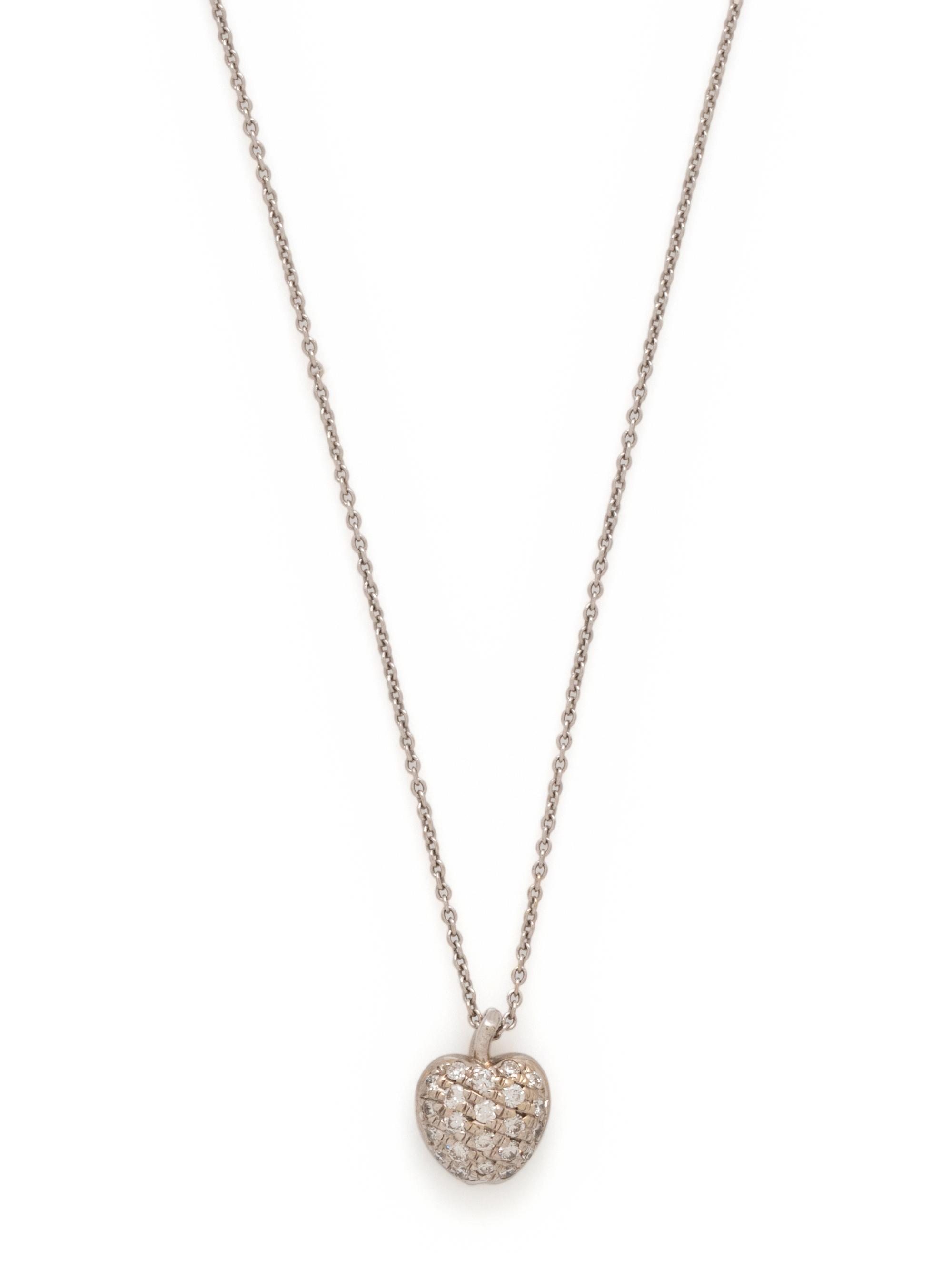 ROBERTO COIN, DIAMOND 'TINY TREASURES APPLE' PENDANT/NECKLACE