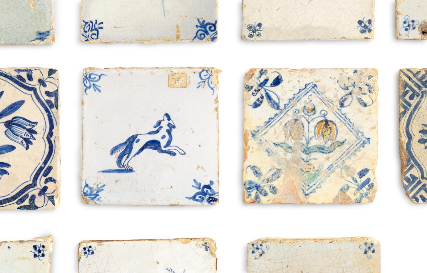 A Collection of Delft Ceramic Tiles
