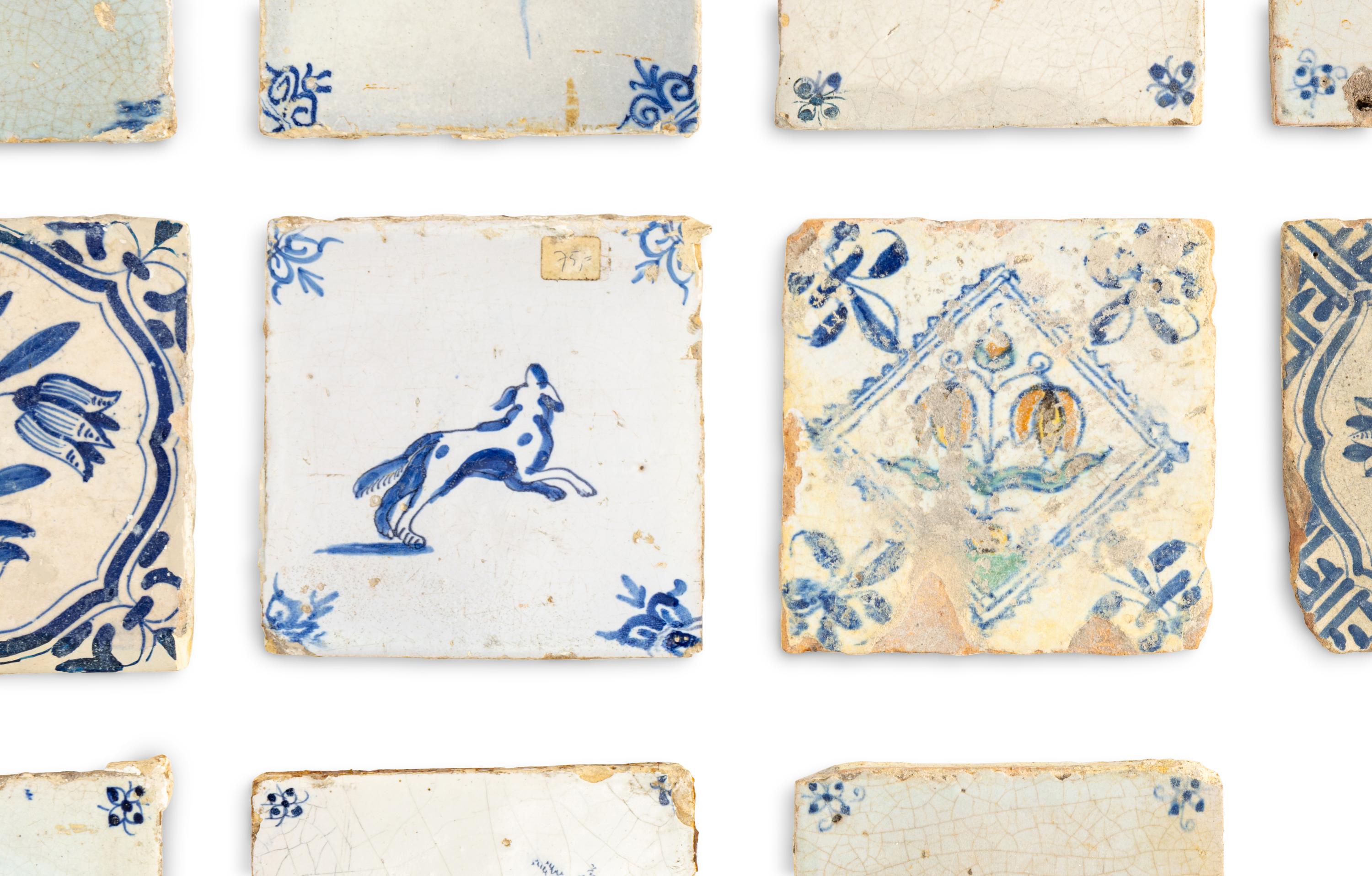 A Collection of Delft Ceramic Tiles