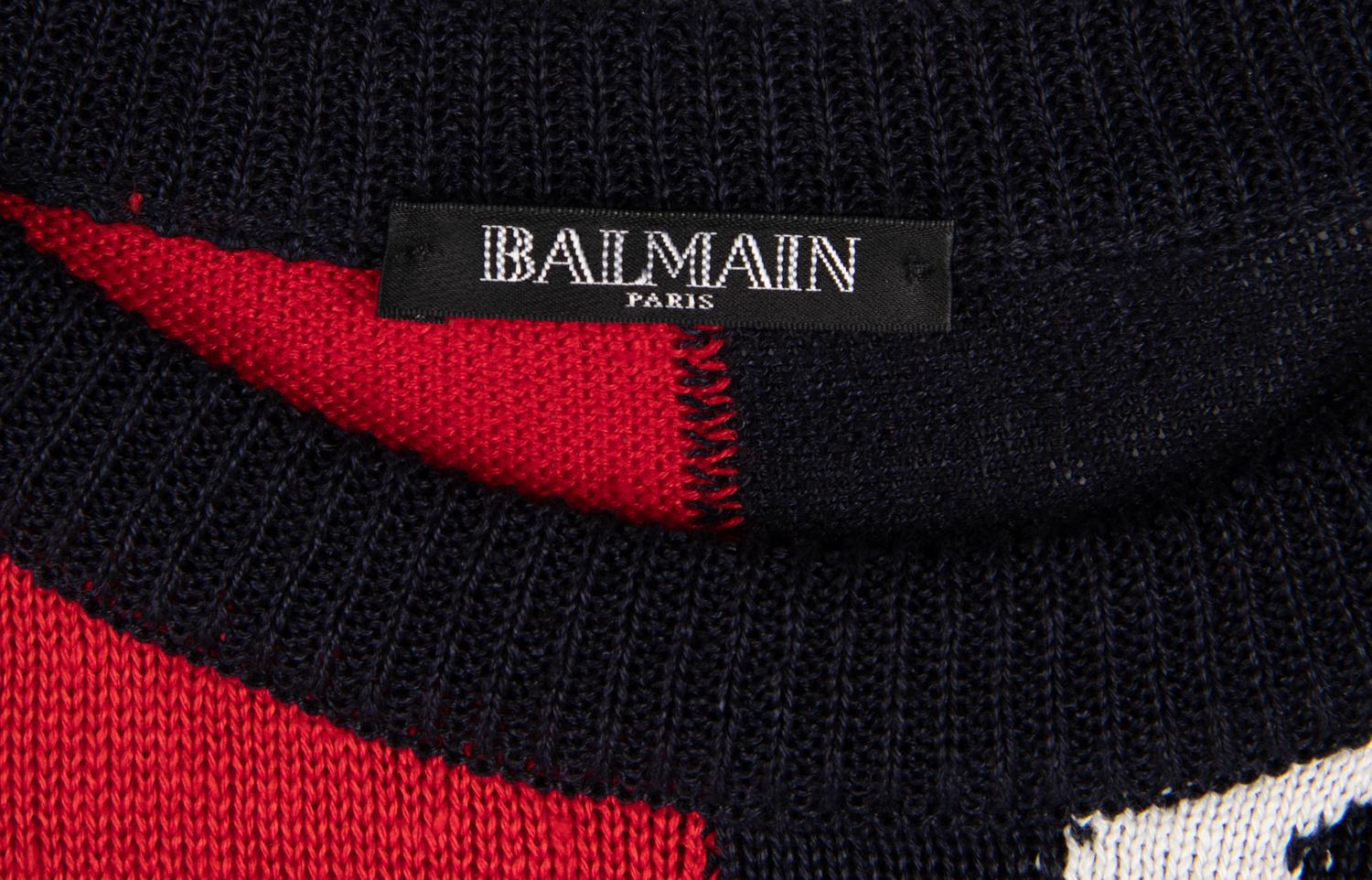Three Men's Designer Sweaters; One Balmain Sweater, Two Kenzo Sweatshirts, c. 2017 — BNY 55, 66, 174