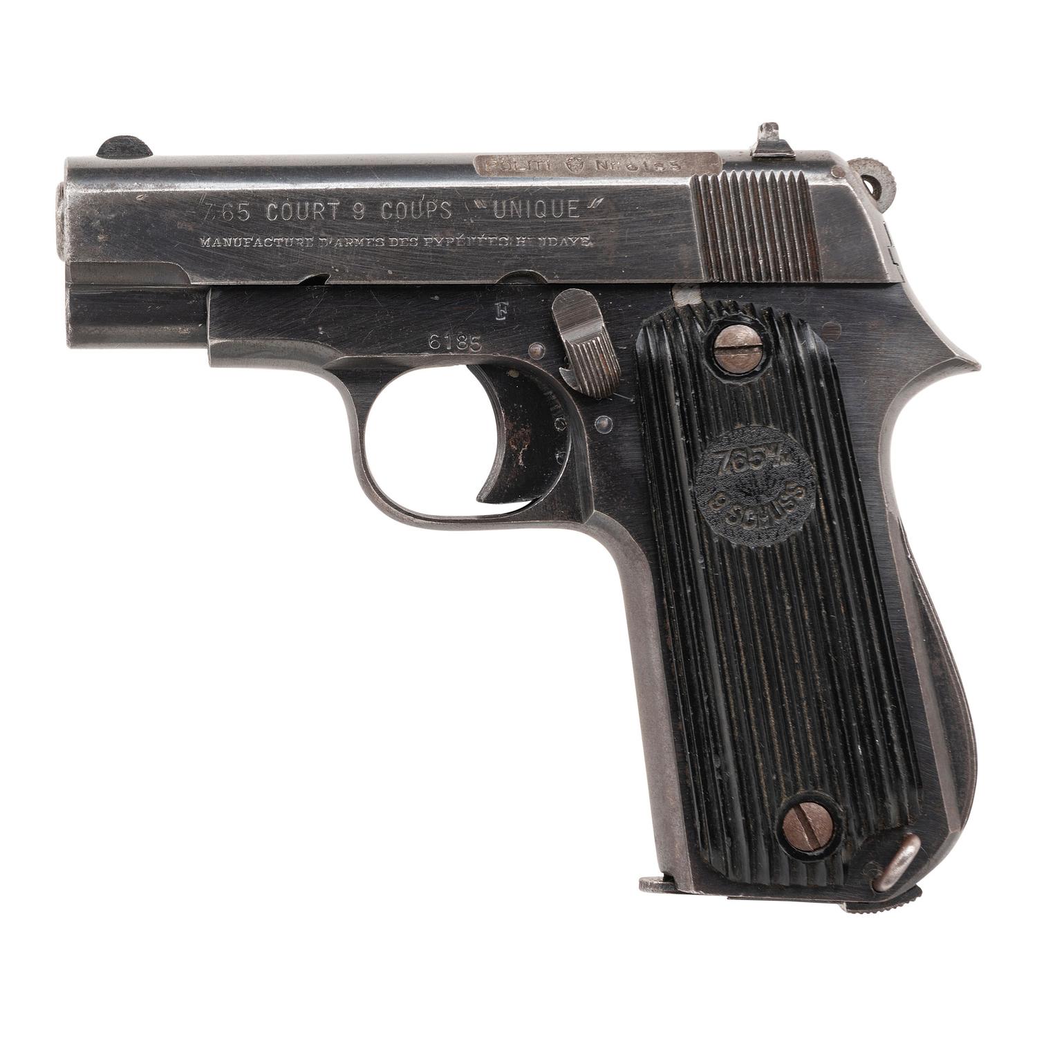 **WWII Occupation French Unique Kriegsmodell Pistol with Post-War Norwegian Police Marks