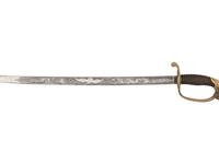 Gettysburg casualty Lieutenant W.H. Hamilton, Company I, 14th Vermont Infantry, Model 1850 foot officer's presentation sword.
