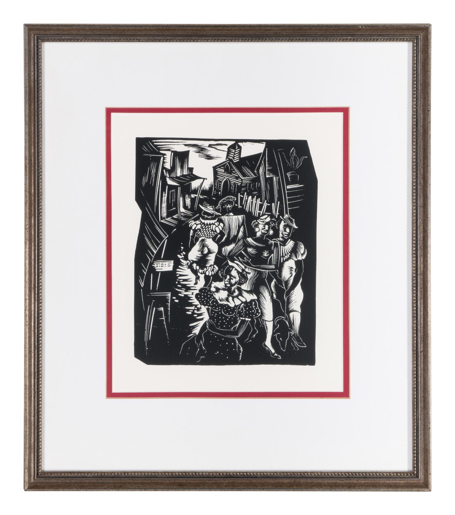 Sunday Promenade (from Hale Woodruff: Selections from the Atlanta Period 1931–1946); published 1996