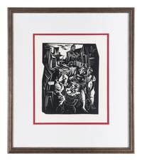 Sunday Promenade (from Hale Woodruff: Selections from the Atlanta Period 1931–1946); published 1996