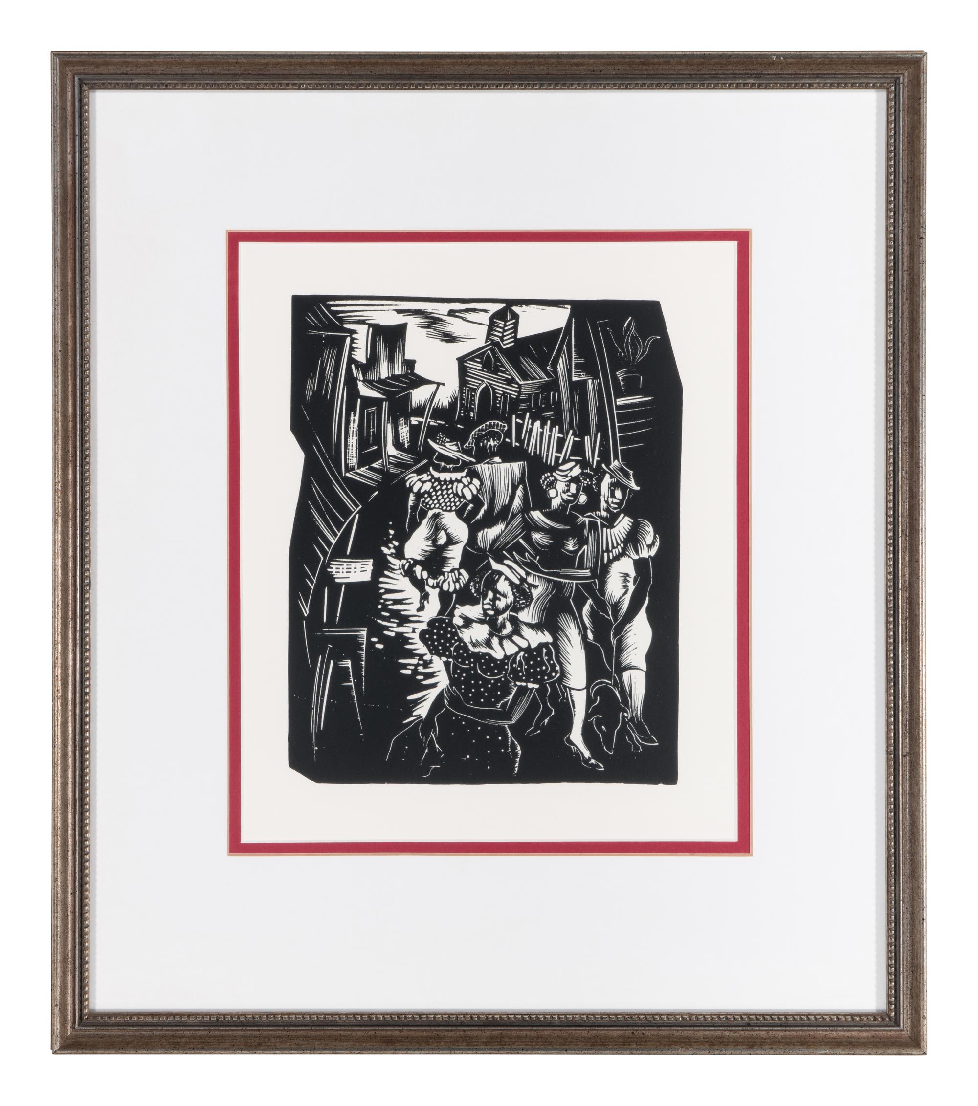 Sunday Promenade (from Hale Woodruff: Selections from the Atlanta Period 1931–1946); published 1996