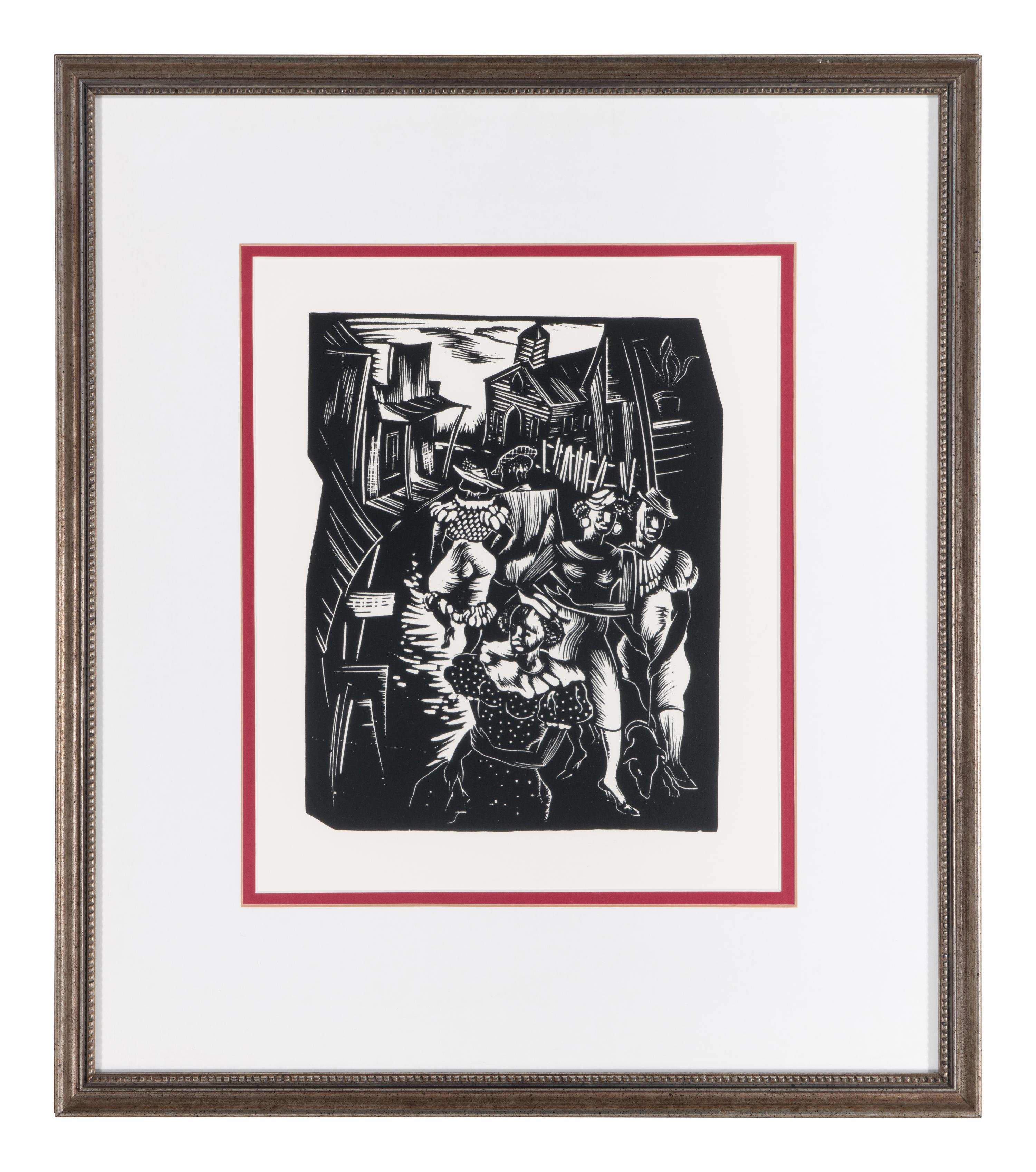 Sunday Promenade (from Hale Woodruff: Selections from the Atlanta Period 1931–1946); published 1996