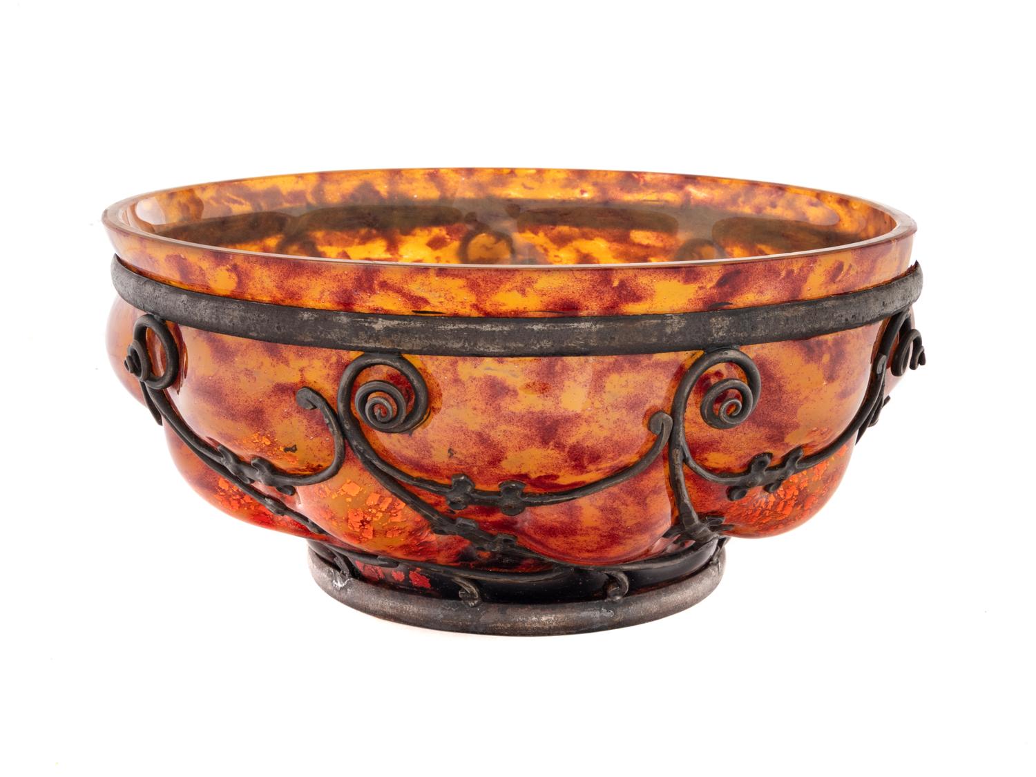 Bowl with Internal Foil Decoration