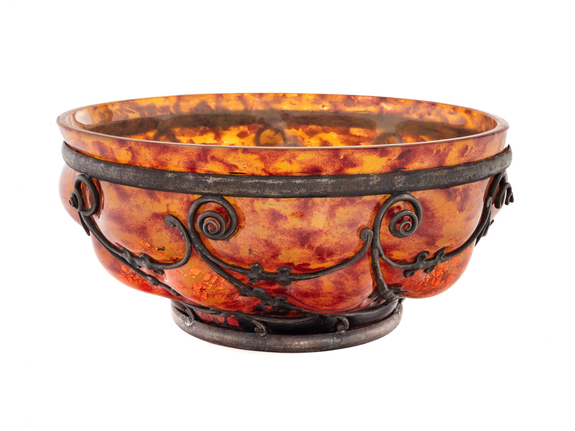 Bowl with Internal Foil Decoration