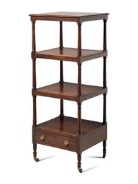 A Regency Mahogany Étagère