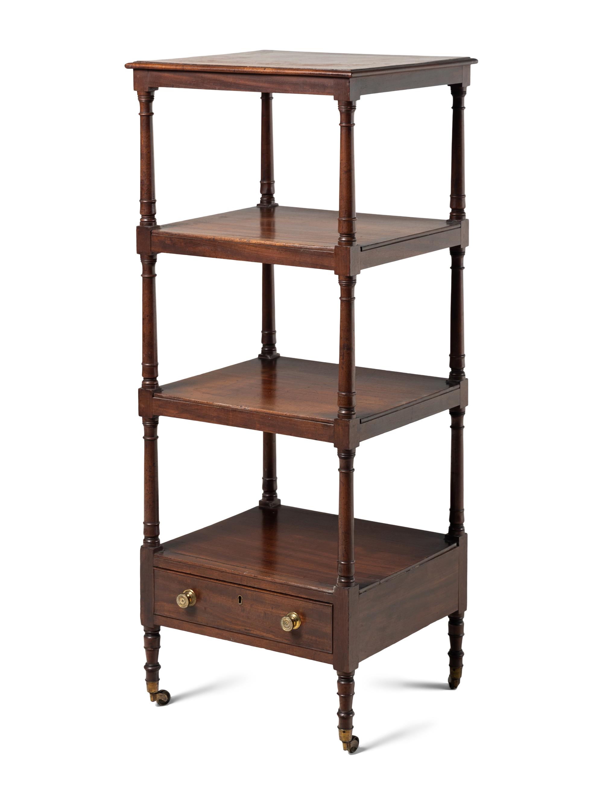 A Regency Mahogany Étagère