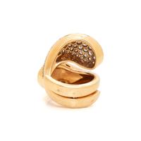 CARTIER, YELLOW GOLD AND DIAMOND 'LE YIN ET LE YANG' RING