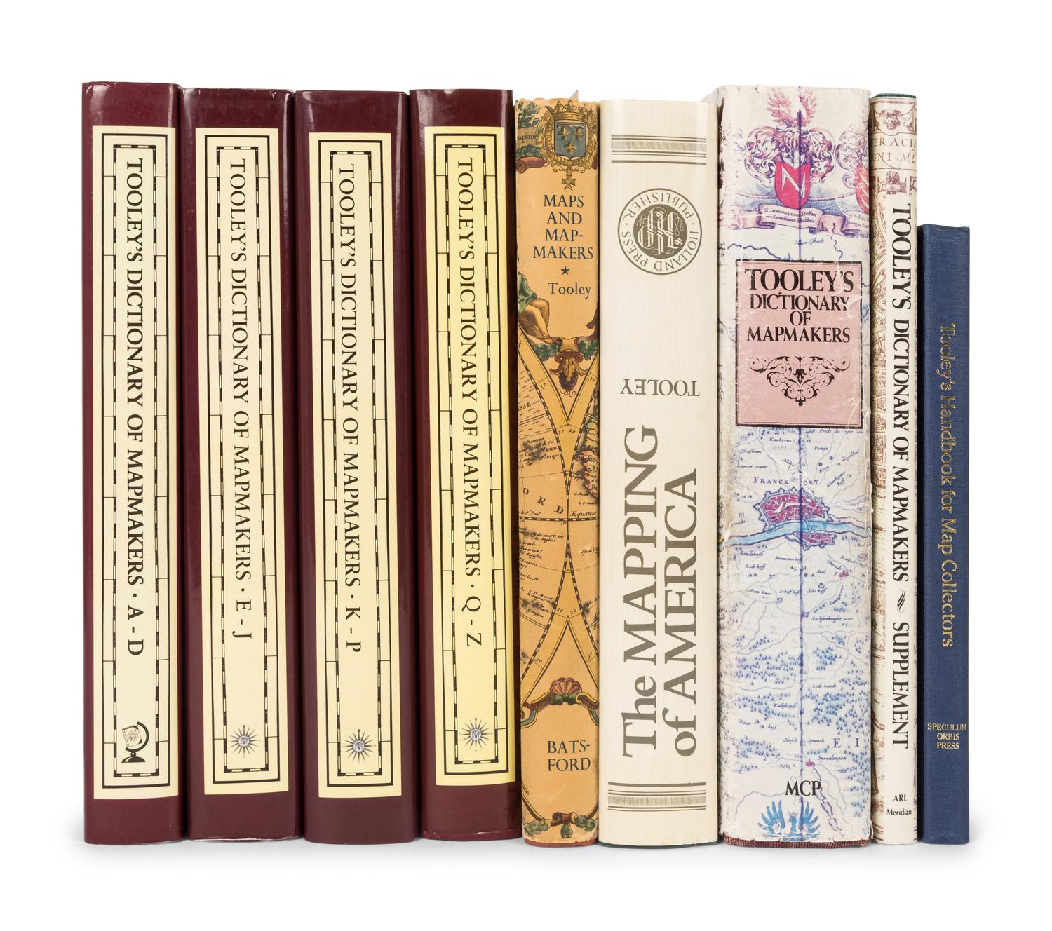 [BIBLIOGRAPHIES -- CARTOGRAPHY]. TOOLEY, Ronald Vere (1898-1986). A group of 6 works, comprising: