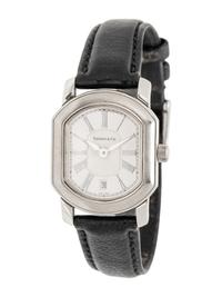 TIFFANY & CO., STAINLESS STEEL 'MARK COUPE' WATCH