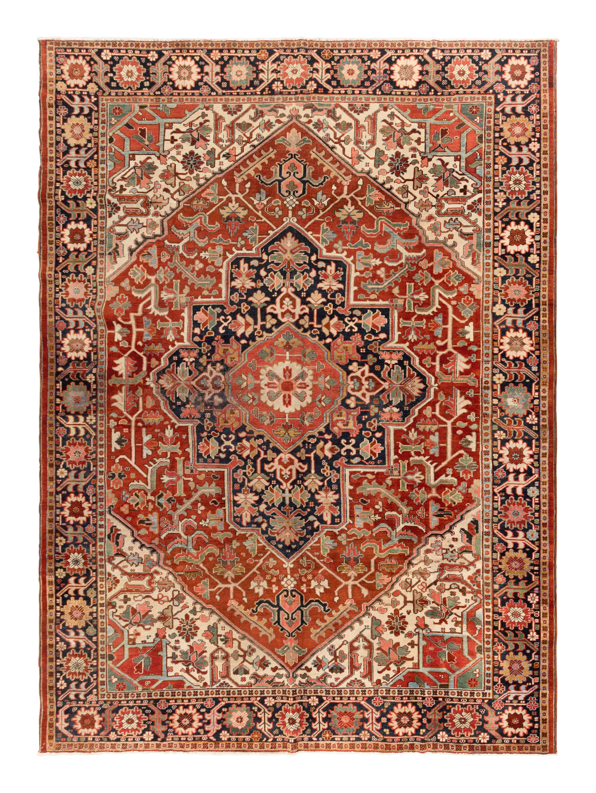 A Heriz Rug