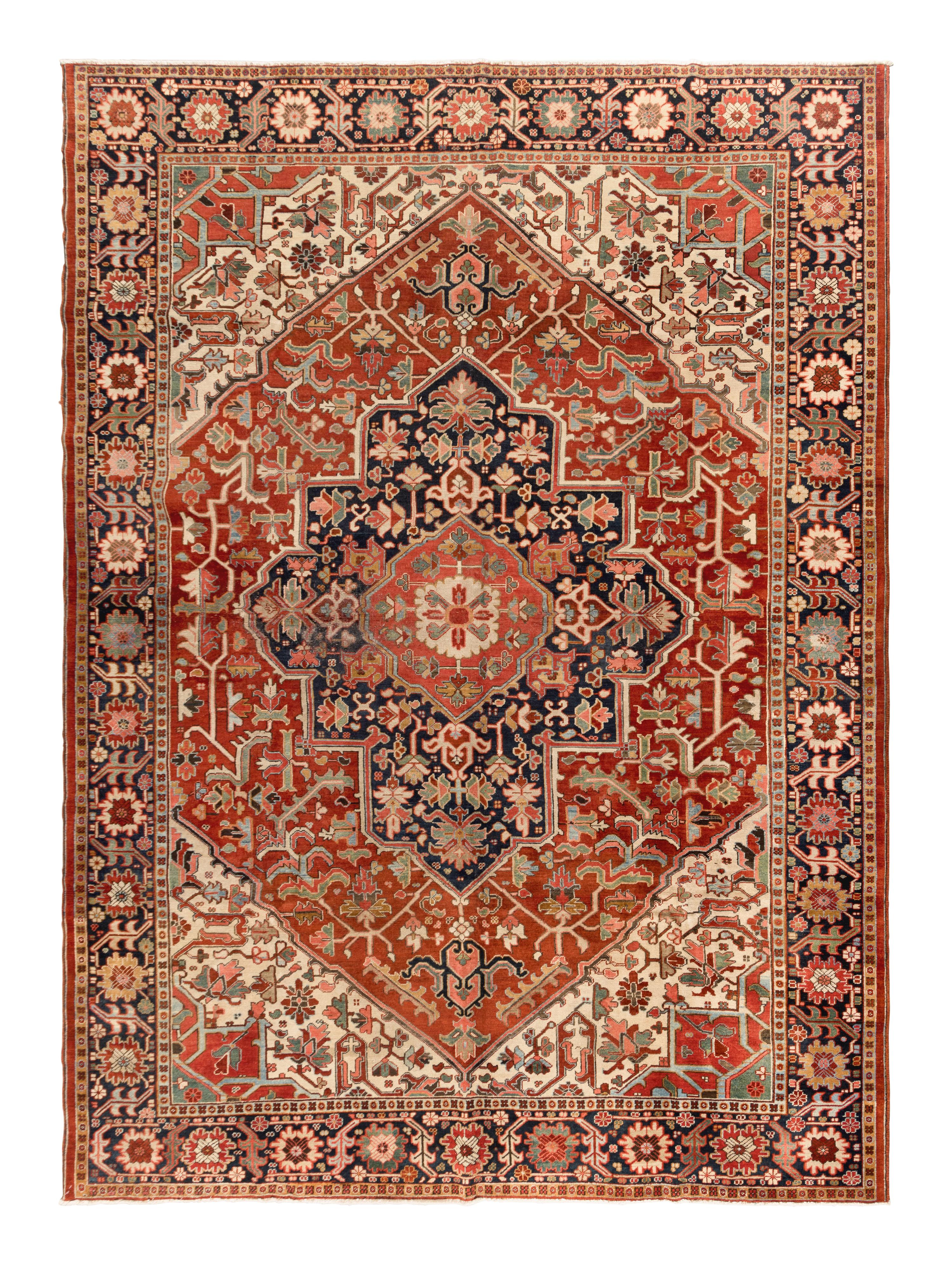 A Heriz Rug