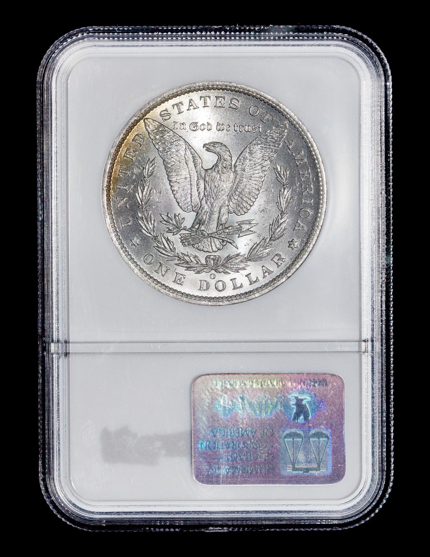 A United States 1885-O Morgan Silver $1 Coin — NGC graded MS66