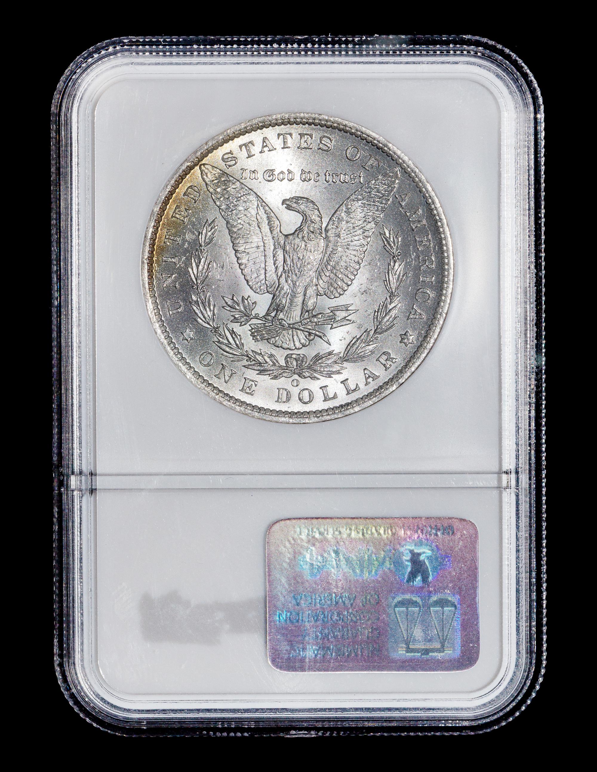 A United States 1885-O Morgan Silver $1 Coin — NGC graded MS66