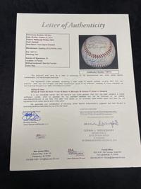 A 1951 Pittsburgh Pirates Team Signed Autograph Baseball (JSA Letter of Authenticity)